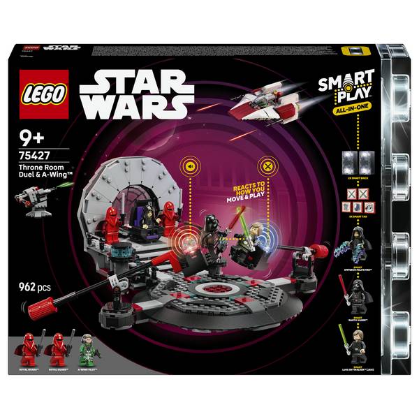 LEGO - Star Wars SMART Play A-Wing und Duell im Thronsaal 75427