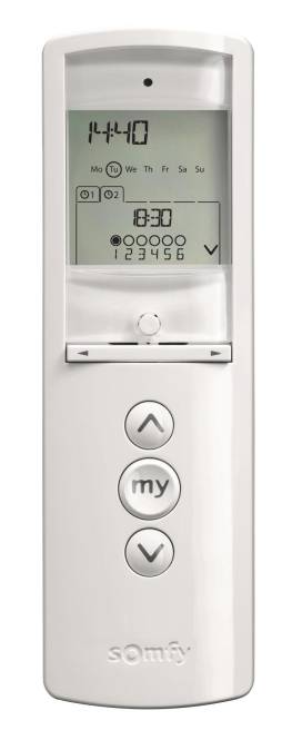 SOMFY Funksender Telis 6 Chronis 1805222 RTS Pure Mehrkanalhandsender Install.Baumaterial-0