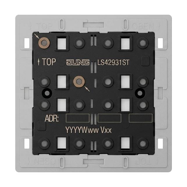Jung LS 4293 1ST KNX Tastsensor-Modul Universal, 3fach, F40, Secure, Serie LS Home & Living Smart-0