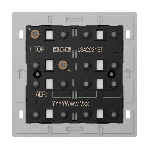 Jung LS 4293 1ST KNX Tastsensor-Modul Universal, 3fach, F40, Secure, Serie LS Home & Living Smart