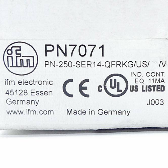 Ifm Drucksensor mit Display PN-250-SER14-QFRKG/US/ /V (PN7071)-1