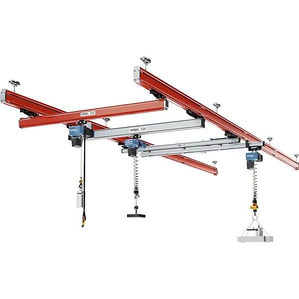 Elektrokettenzug DC-ComA II mit Handfahrwerk Tragfähigkeit 125 kg. TAKKT Industrial & Packaging GmbH 87379049-2