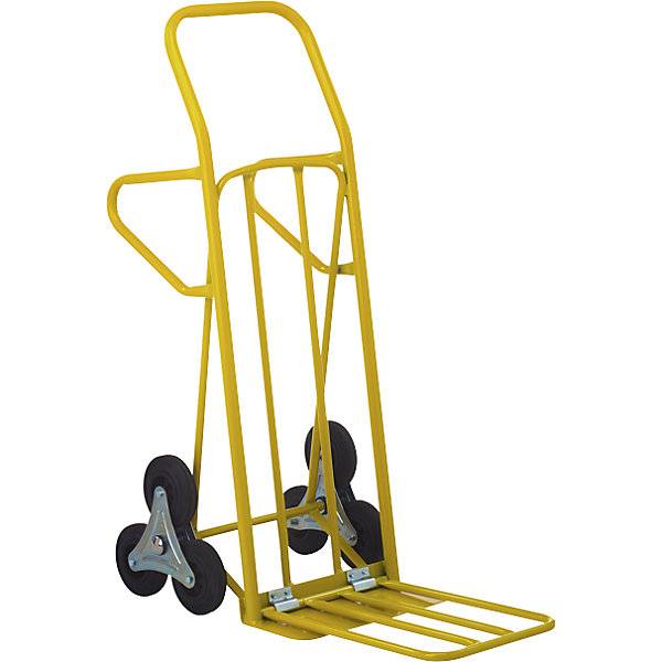 Treppen-Sackkarre BxH 540 x 1220 mm Tragfähigkeit 200 kg Vollgummi. Ravendo A S