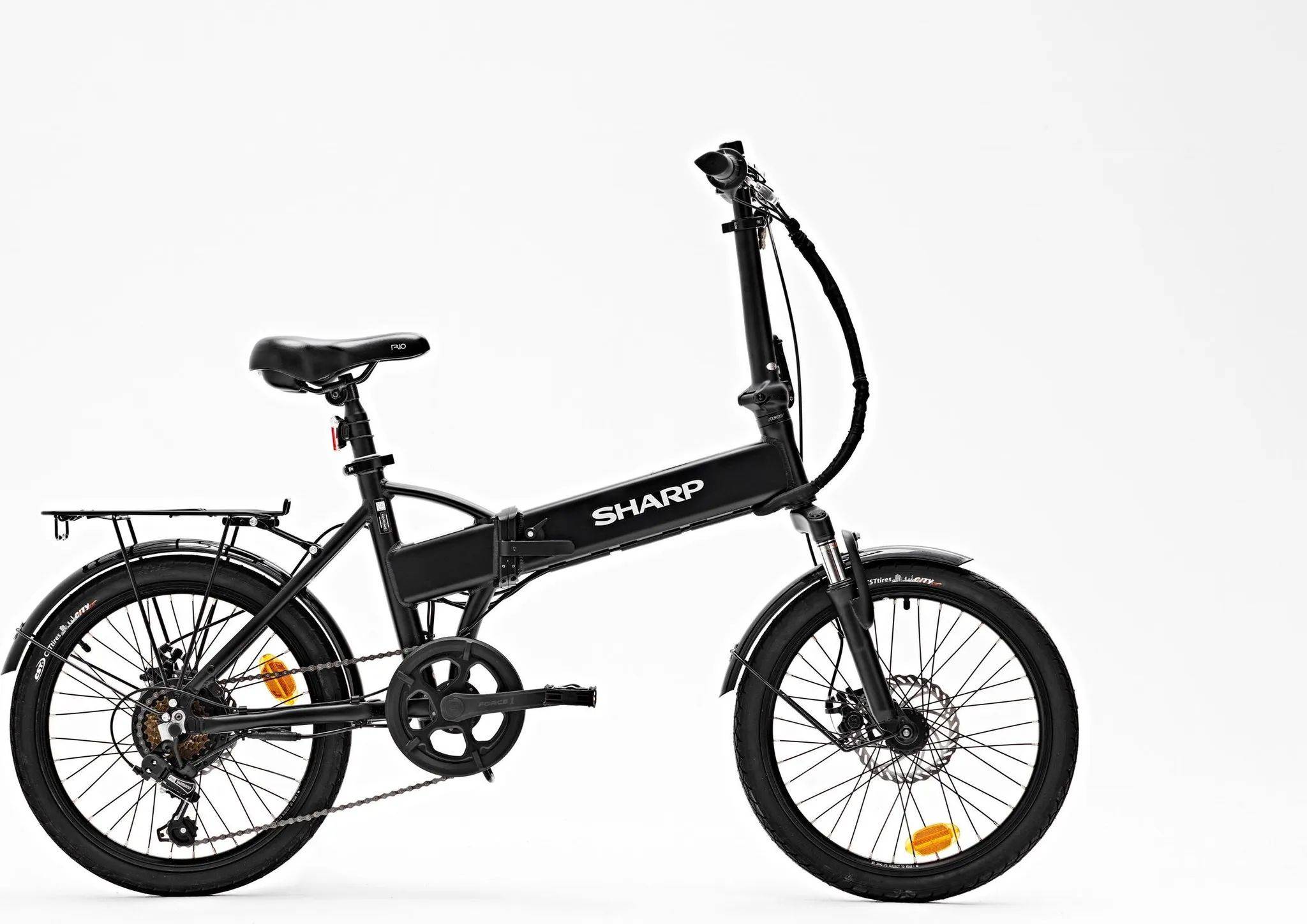Sharp Klapp/Falt E-Bike 250W Motor App schwarz-0