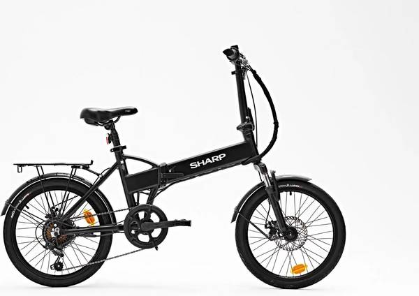 Sharp Klapp/Falt E-Bike 250W Motor App schwarz