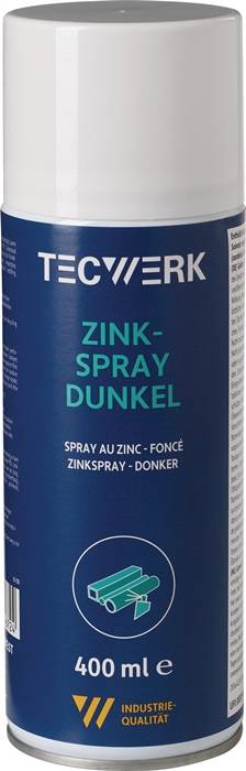 Zinkspray dunkel 400ml dunkelgrau/staubgrau Spraydose TECWERK-0