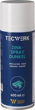 Zinkspray dunkel 400ml dunkelgrau/staubgrau Spraydose TECWERK