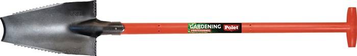Baumwurzelspaten 38x14cm Gartenspaten m.scharfen Zähnen POLET-0