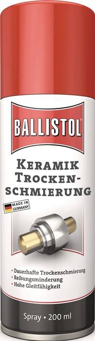 Keramik-Trockenschmierung 200ml farblos,klar Spraydose BALLISTOL-0