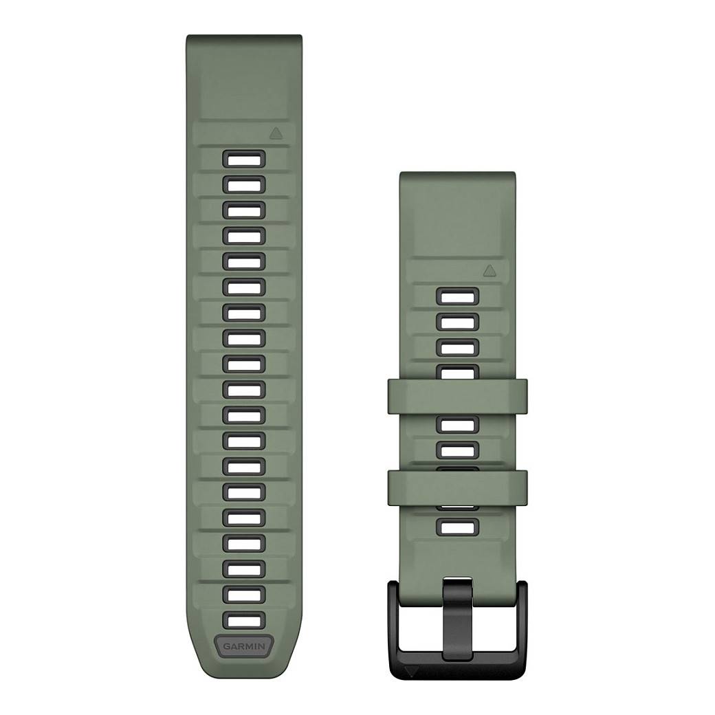 GARMIN - Ersatzarmband QuickFit Silikon Weidengruen/Graphit-0