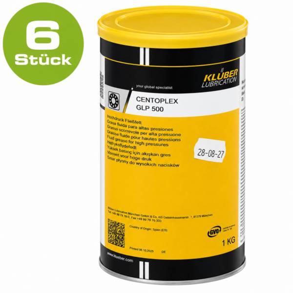 Klüber 1 Kg Dose 6 Stück (Centoplex GLP 500)