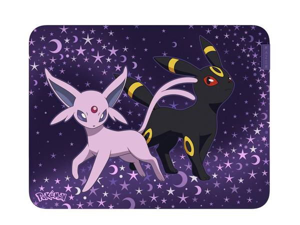 Razer Gigantus V2 – Espeon & Umbreon Edition, Violett, Abbildung, Schaum, Mikrofaser, Gummi, Anti-Rutsch-Basis, Gaming-M