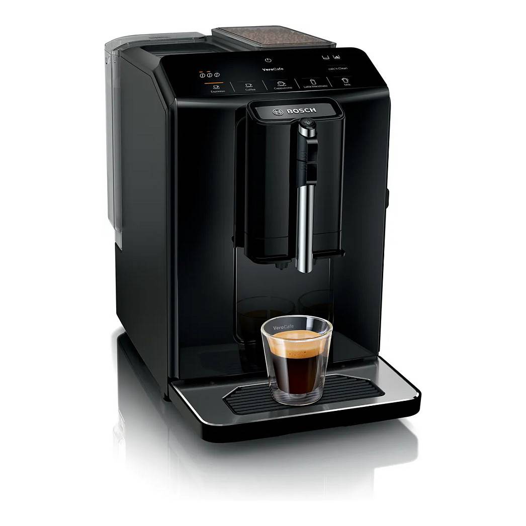 Bosch Serie 2 TIE20109, Espressomaschine, 1,4 l, Kaffeebohnen, Eingebautes Mahlwerk, 1300 W, Schwarz-0