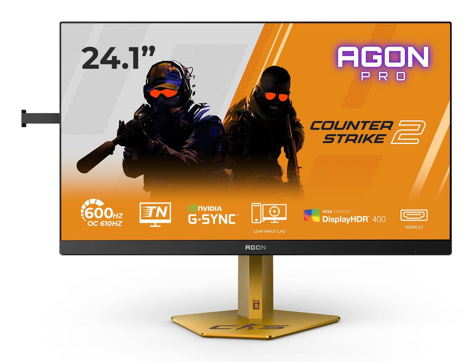 AOC AGON PRO Counter Strike 2 Edition LED-Monitor Gaming 61 cm 24" 24.1" sichtbar 1920 x 1080 Full HD 1080p @ 600 Hz-0
