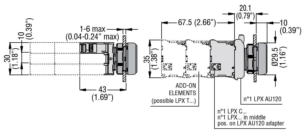 LPXC10 Lovato Kontaktelement Platinum Serie 1 Schliesser-1