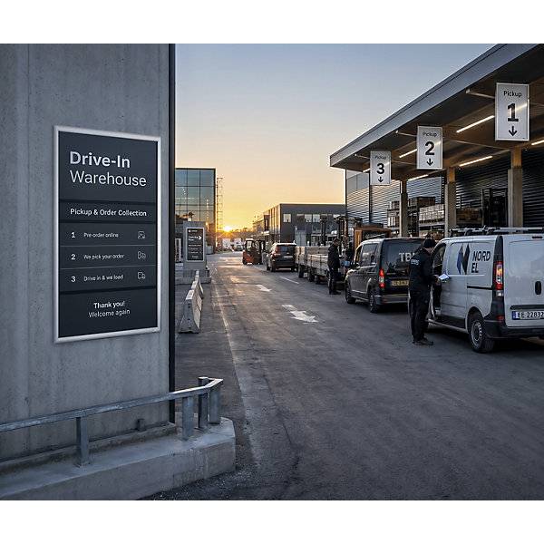 Robuster Aluminium-Klapprahmen Outdoor Aluminium eloxiert HxB 895 x 645 mm Format A1. Durable | Hunke &-3