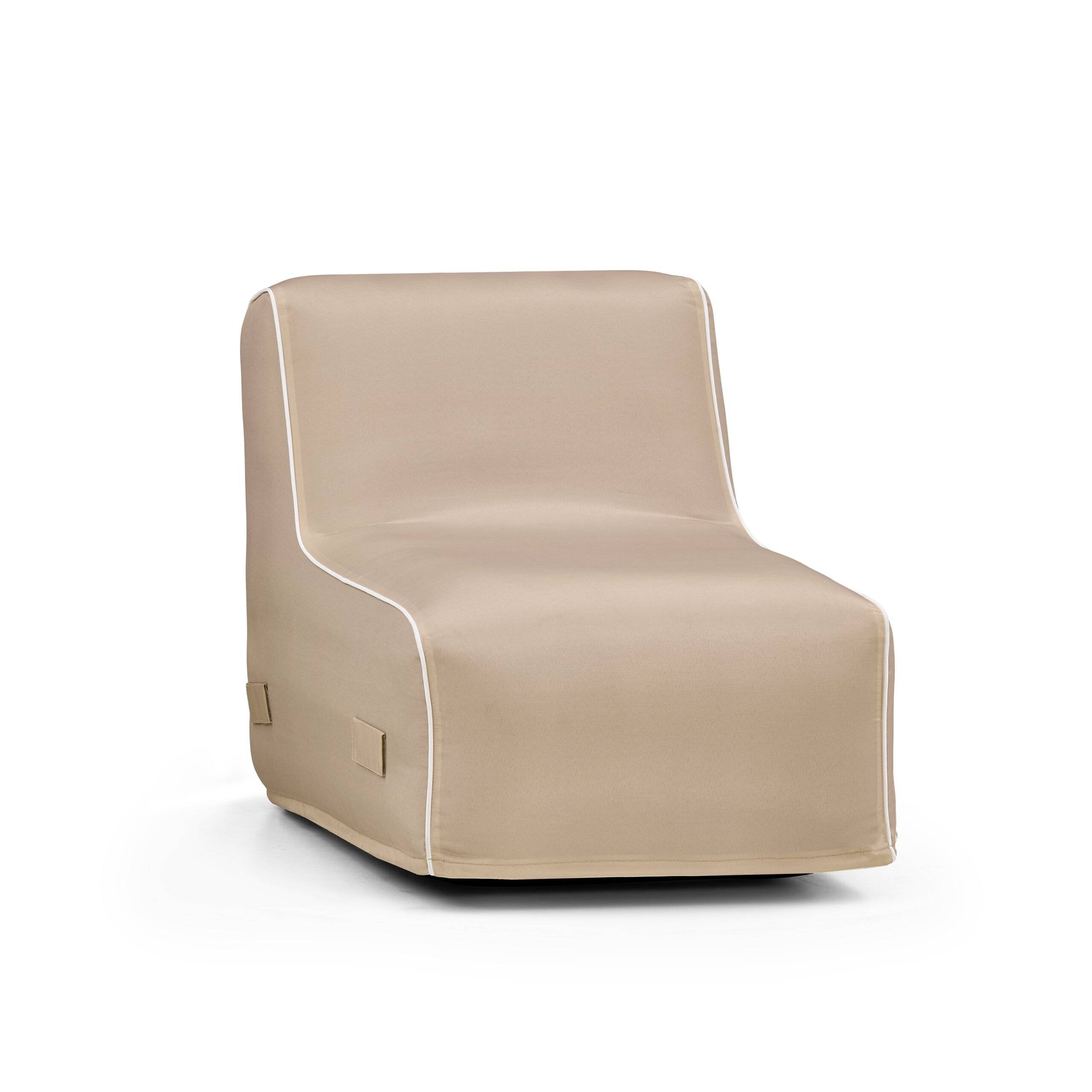Luftsessel Sitzsack Sitzolo Air inkl. Fußpumpe beige hjh LIVING-0