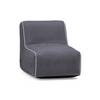 Luftsessel Sitzsack Sitzolo Air inkl. Fußpumpe grau hjh LIVING