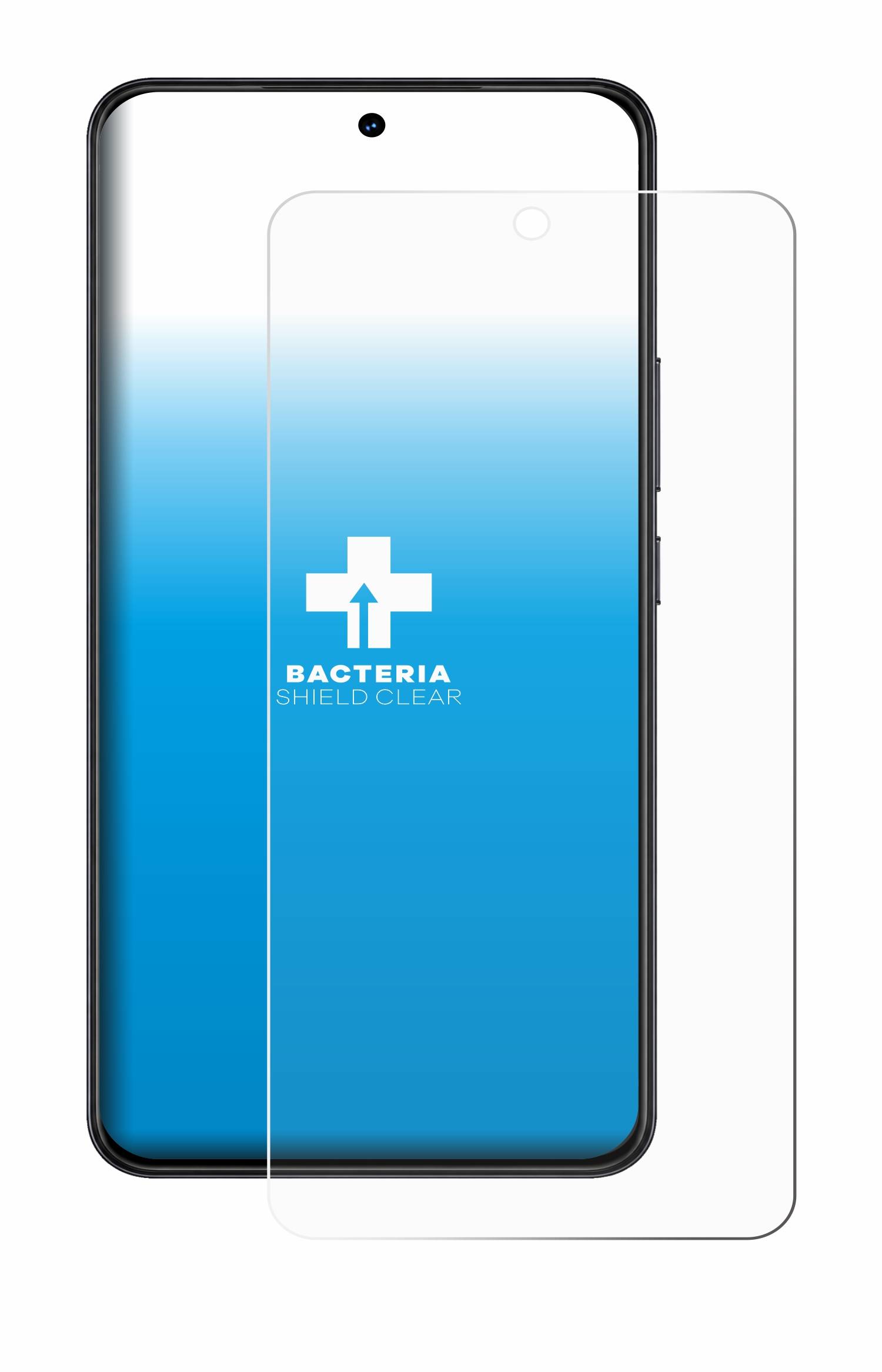 upscreen Schutzfolie für Vivo V70 Lite Antibakterielle Folie Klar Anti-Kratzer-4