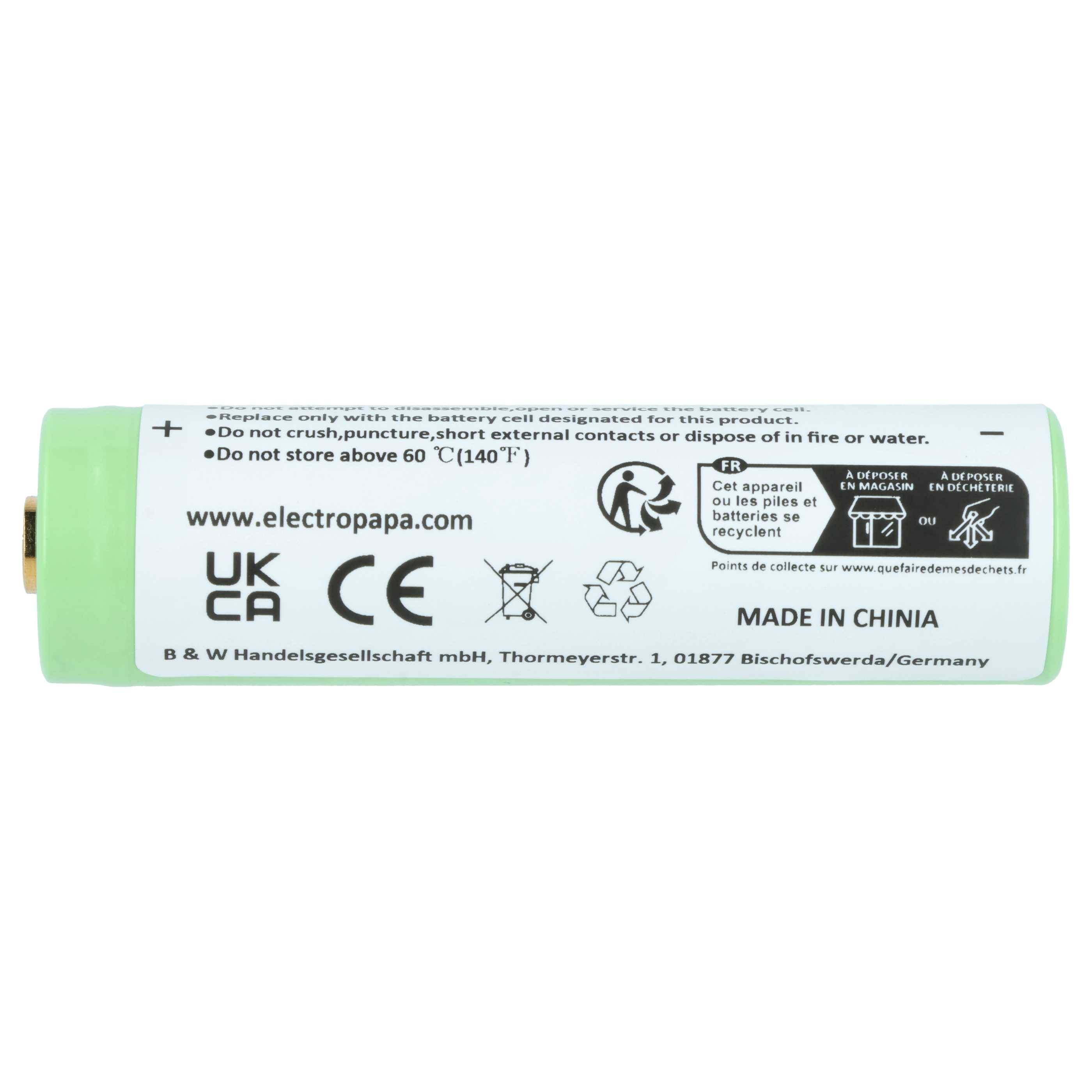 vhbw Akku Ersatz für Ledlenser 501001 | für Taschenlampe Kopflampe (3400 mAh, 3,7 V, Li-Ion)-3