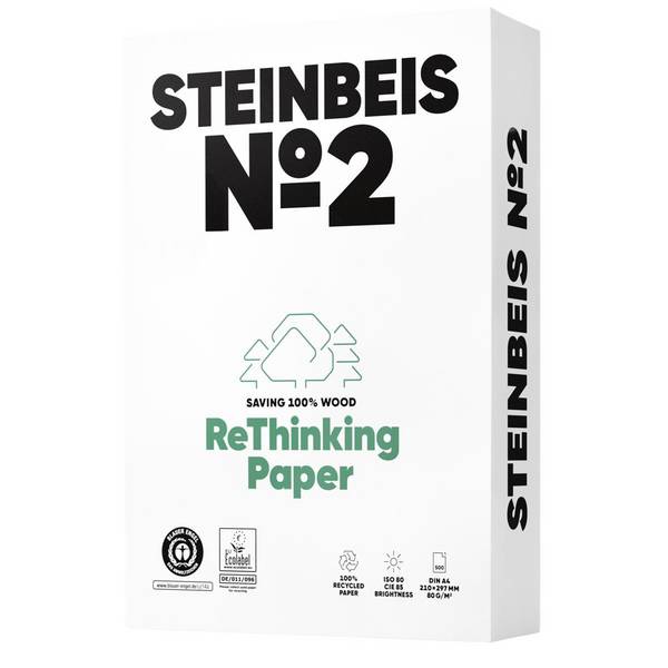 Steinbeis Kopierpapier No.2 ISO 80 K1501666080A A4 500Bl.