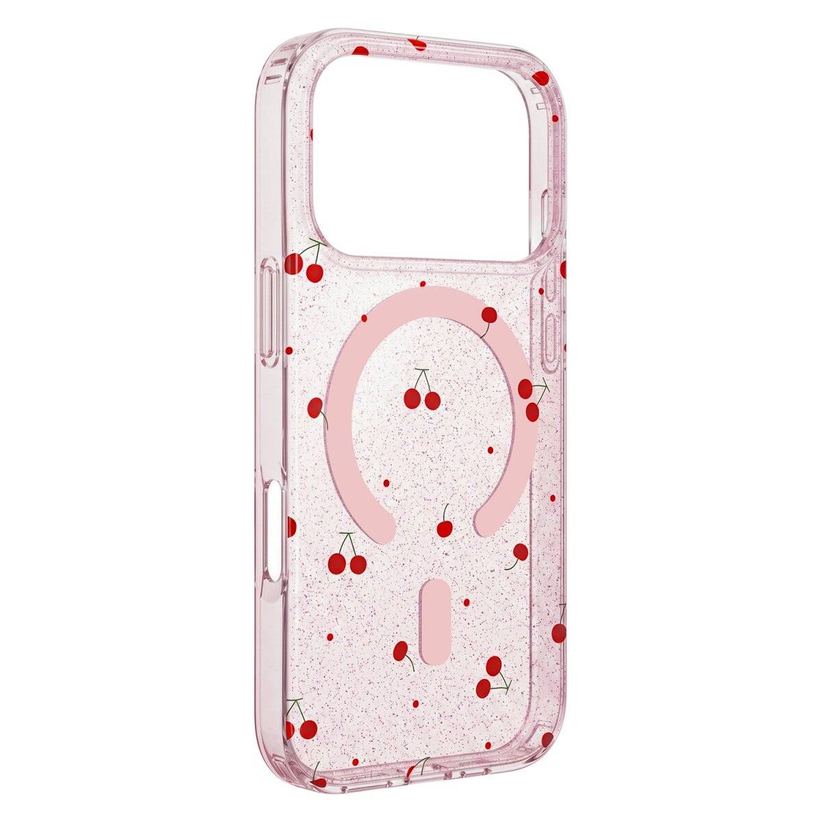 Cherry Mag Kompatibel mit iPhone 18 Pro Max / 17 Pro Max Glitzer-1
