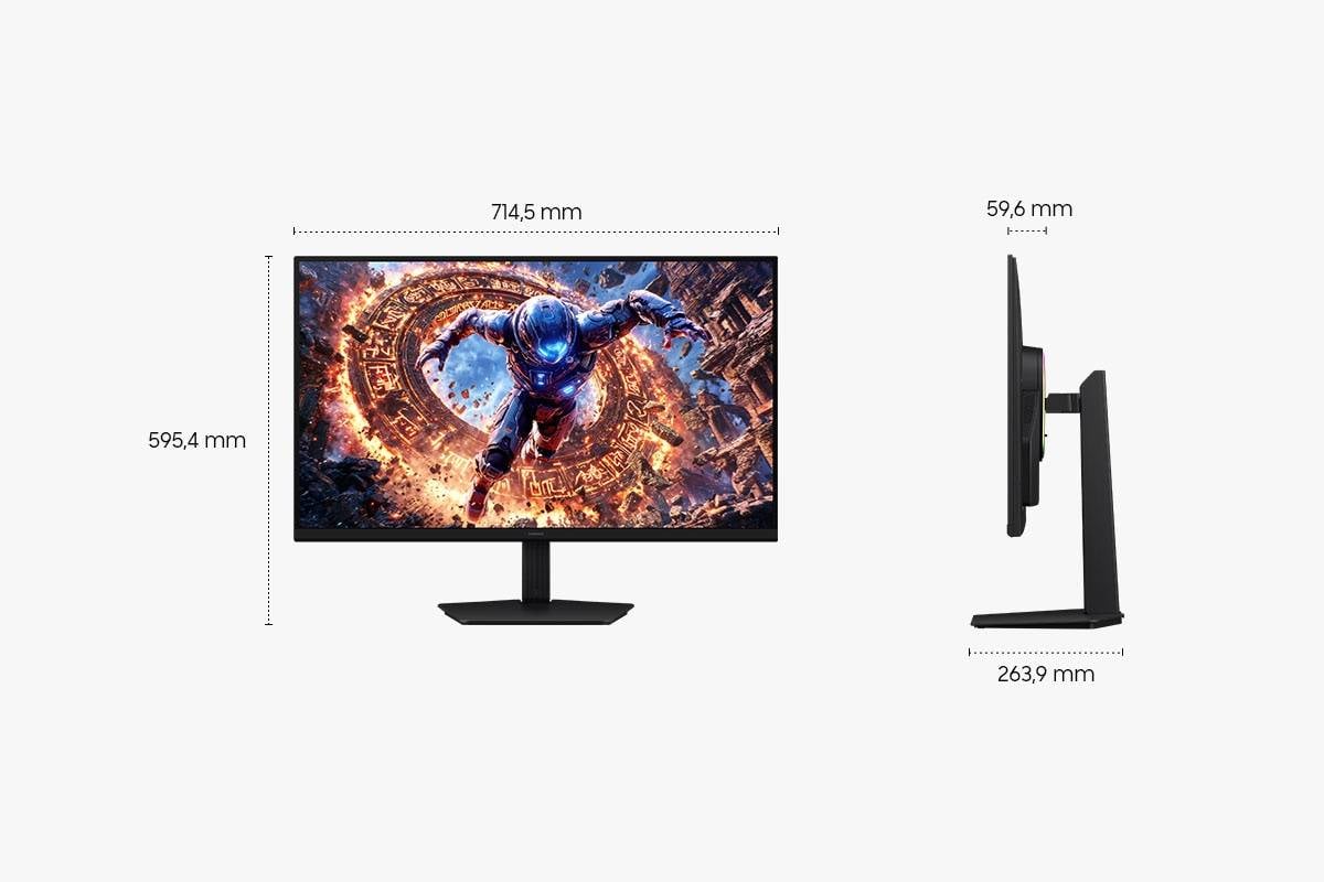Samsung Odyssey G8 S32HG806ES - G80HS Series - LED-Monitor - Gaming - 79.9 cm (32")-4