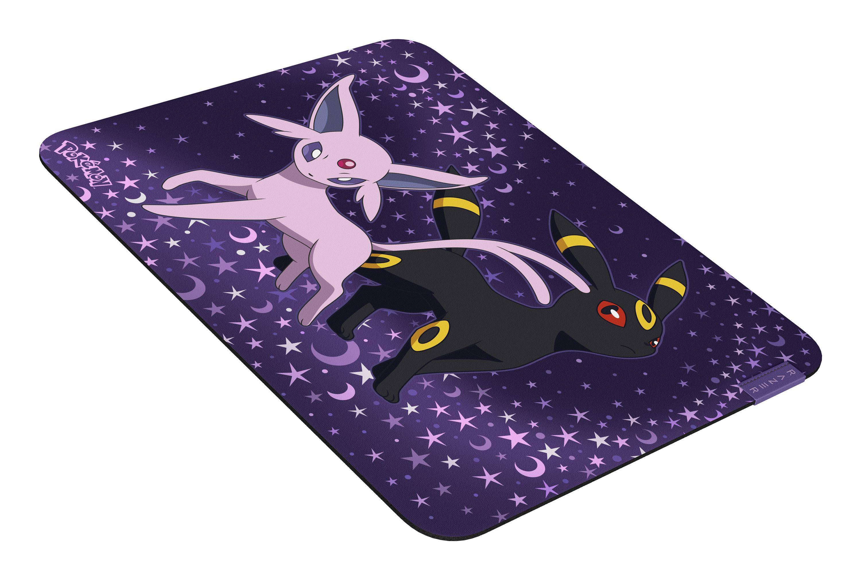 Razer Gigantus V2 – Espeon & Umbreon Edition, Violett, Abbildung, Schaum, Mikrofaser, Gummi, Anti-Rutsch-Basis, Gaming-M-1