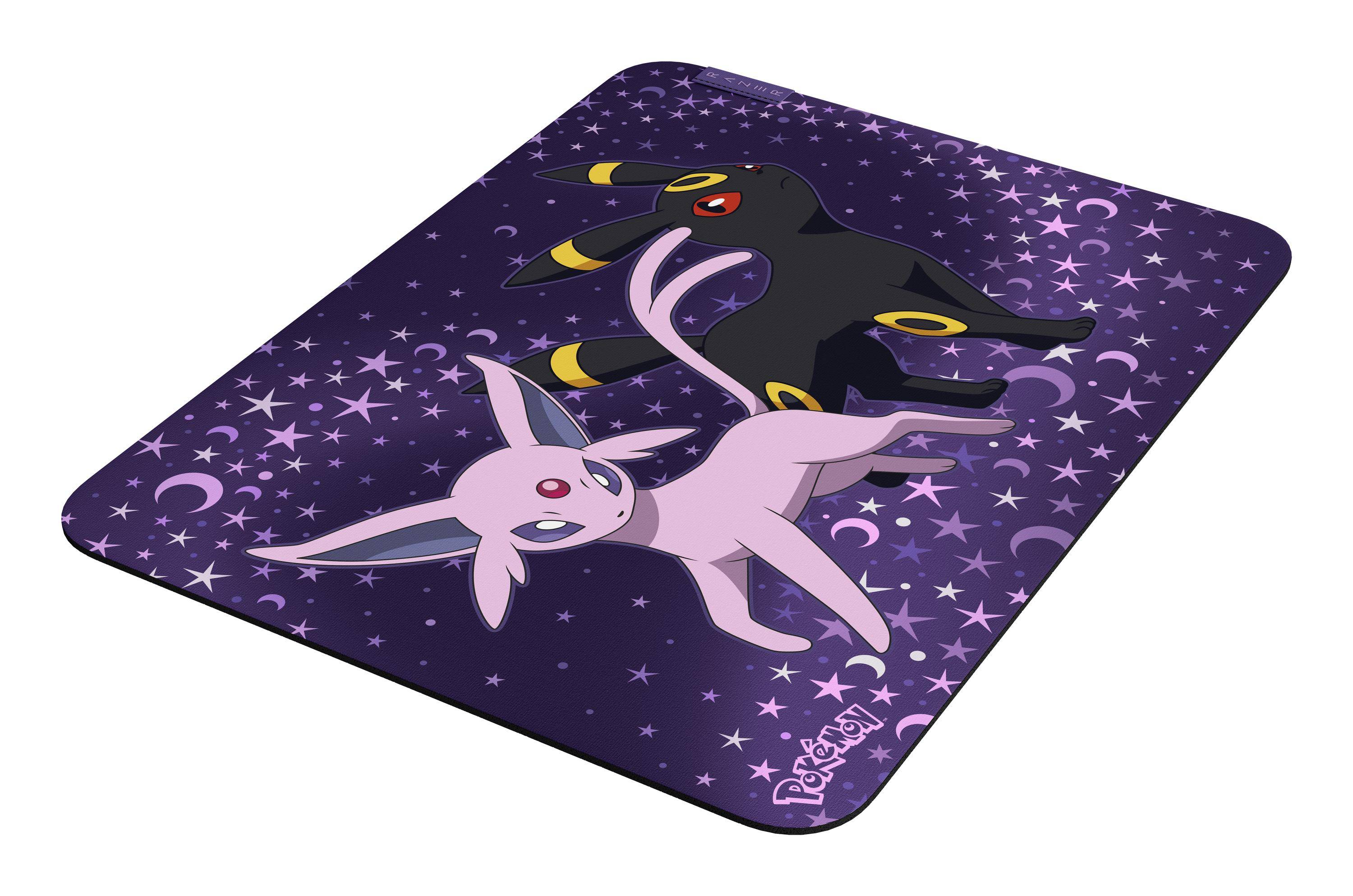 Razer Gigantus V2 – Espeon & Umbreon Edition, Violett, Abbildung, Schaum, Mikrofaser, Gummi, Anti-Rutsch-Basis, Gaming-M-2