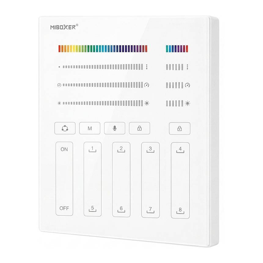Pixel LED SPI Smart Panel Fernbedienung RGB-WW (RGB/RGB-W/RGB-CCT) *Milight/Miboxer* Baumarkt & &-0