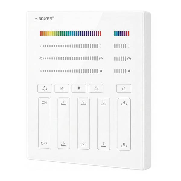 Pixel LED SPI Smart Panel Fernbedienung RGB-WW (RGB/RGB-W/RGB-CCT) *Milight/Miboxer* Baumarkt & &