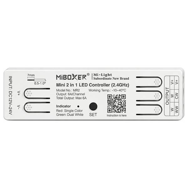 Miboxer Synergy 21 LED Controller Mini-Serie 2in1 Single color/dual white 2.4G