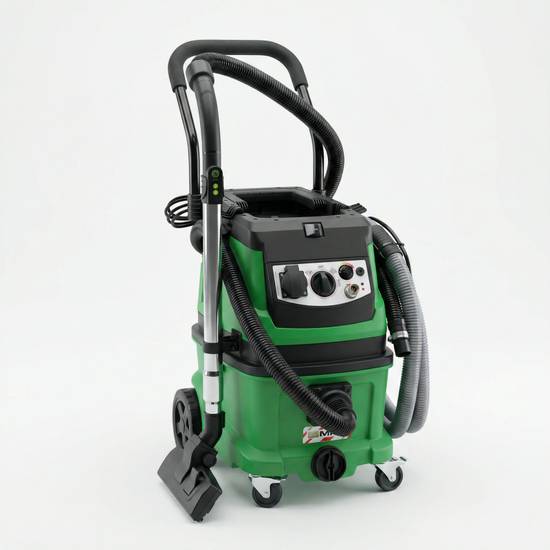 Industriesauger mit Klopffunktion 1600W Nass-Trockensauger 40L Baustaubsauger Fernbedienung-0