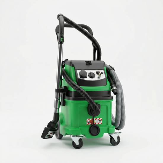 Industriesauger mit Klopffunktion 1600W Nass-Trockensauger 40L Baustaubsauger Fernbedienung-3