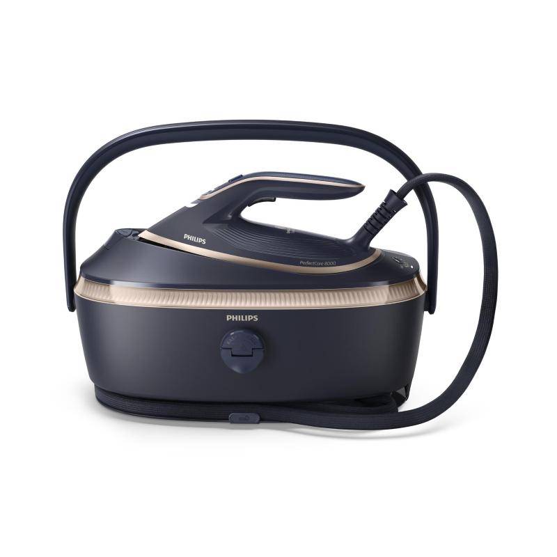 Philips PerfectCare Dampfbügelstation 8000 Series, 3120 W, 850 g/min, SteamGlide Elite-Sohle, 9 bar, 1,4 l, 215 g/min-0
