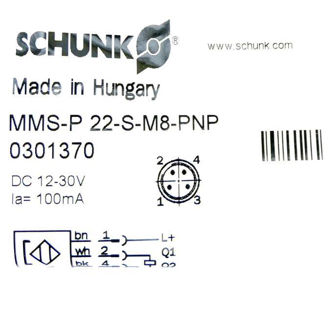 SCHUNK MMS-P 22-S-M8-PNP, Programmierbare Magnetschalter-1