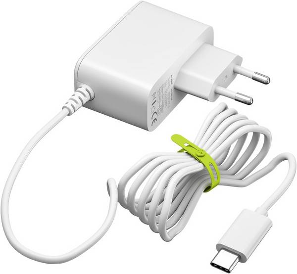 Goobay Netzteil für Raspberry Pi 5 und 4, USB-C 27 W, kompaktes Ersatzladegerät für Einplatinencomputer, Weiß