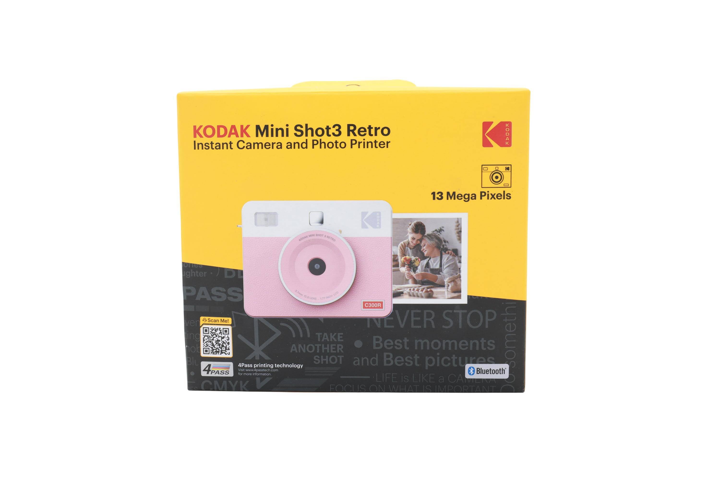 Kodak Mini Shot3 Retro 2in1 Camera & Printer Pink retail-0