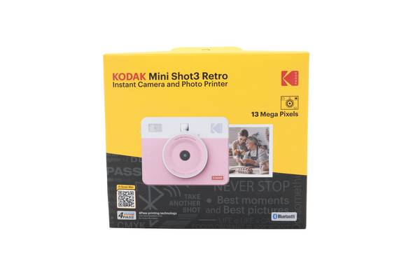 Kodak Mini Shot3 Retro 2in1 Camera & Printer Pink retail