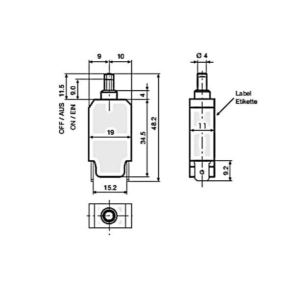T 11-811 2,5A Überstromschutzschalter Schurter-1