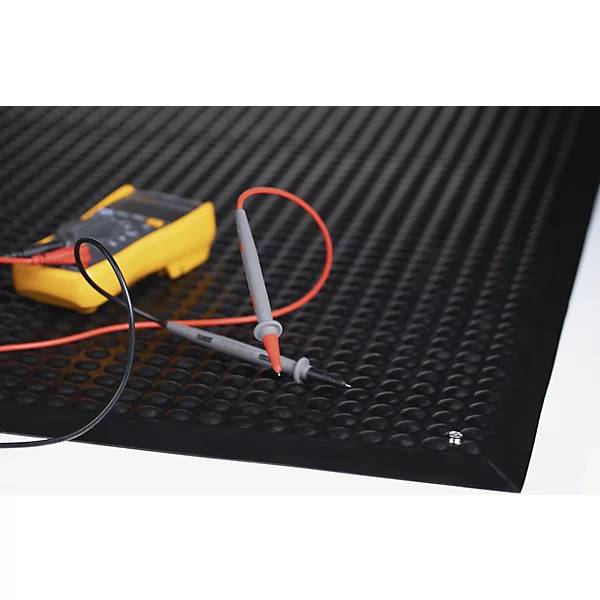 ESD Anti-Ermüdungsmatte Yoga Ergo Stat aus Polyurethan LxB 950 x 650 mm schwarz. Miltex GmbH 87427749-1