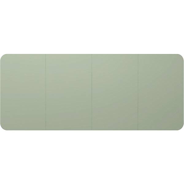Design-XXL-Whiteboard VisuWall Curve Stahlblech emailliert BxH 4900 x 1980 mm grün. Smit Visual Supplies BV-0