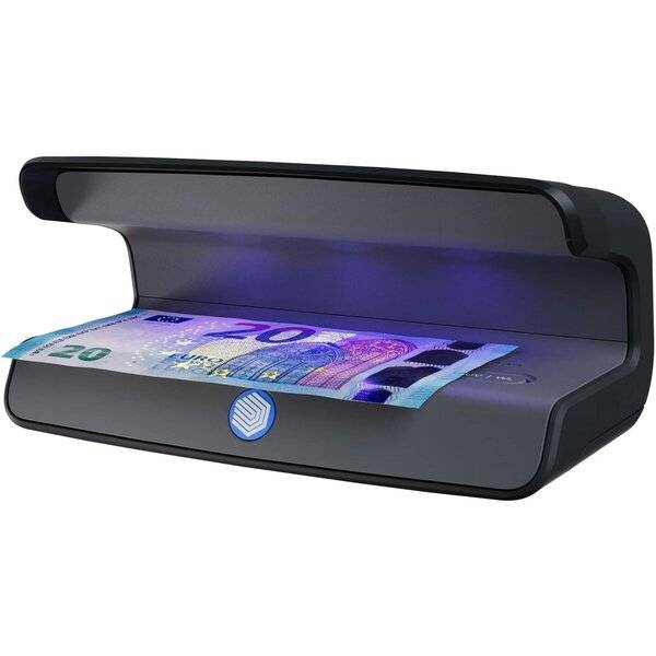 Safescan 75 LED UV/Weißl Prüfgerät Waehrungen Pässe Schwarz-0