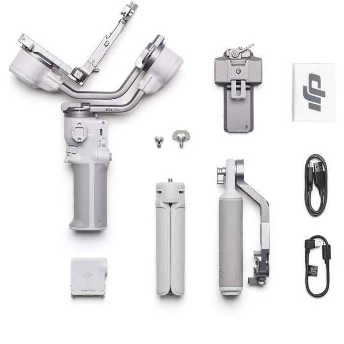 DJI RS 4 MINI, Handkamerastabilisator, Weiß, 2 kg, -110 - 210°, -95 - 235°, 13 h-2