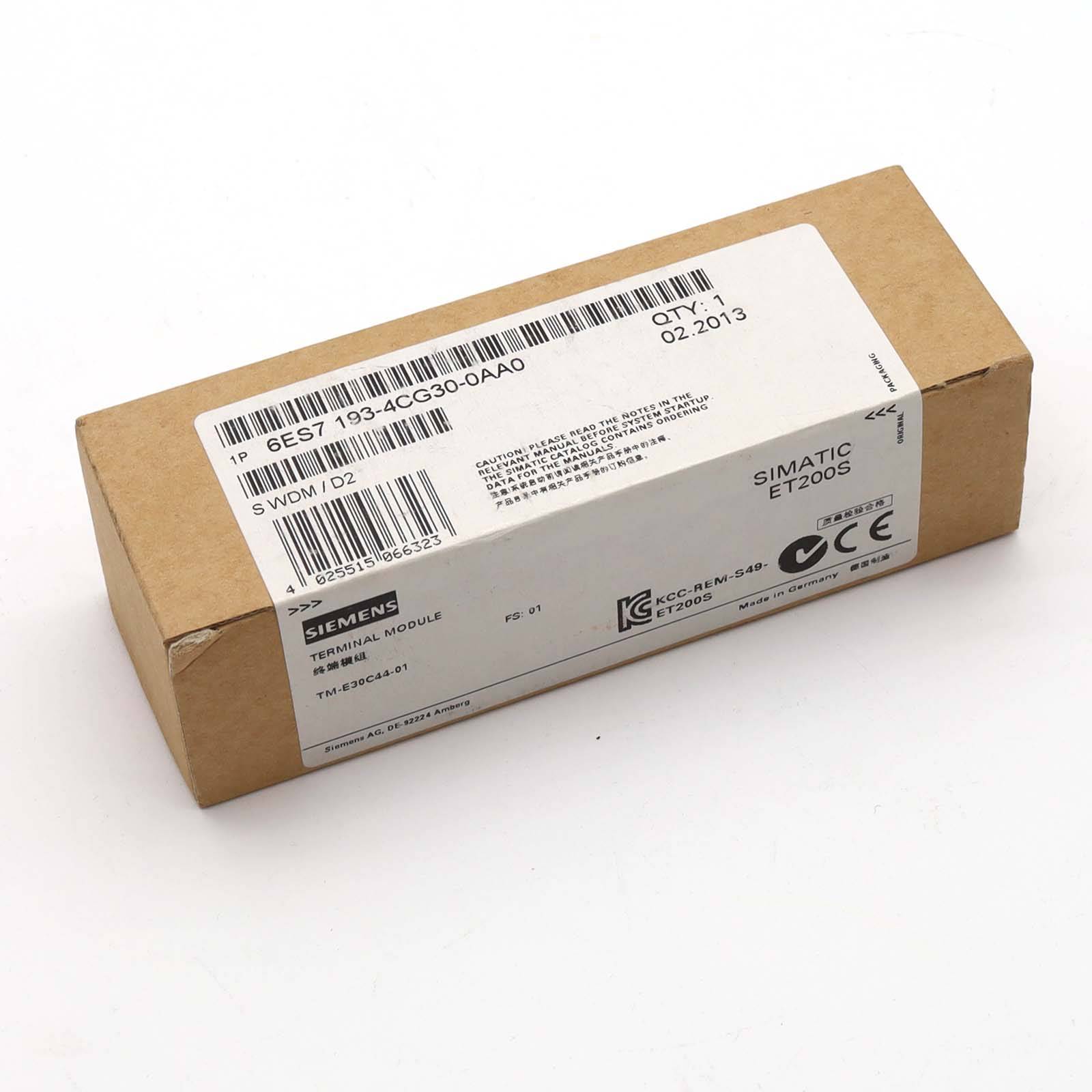 Simatic S7 ET200S 6ES7 193-4CG30-0AA0 SIE-0
