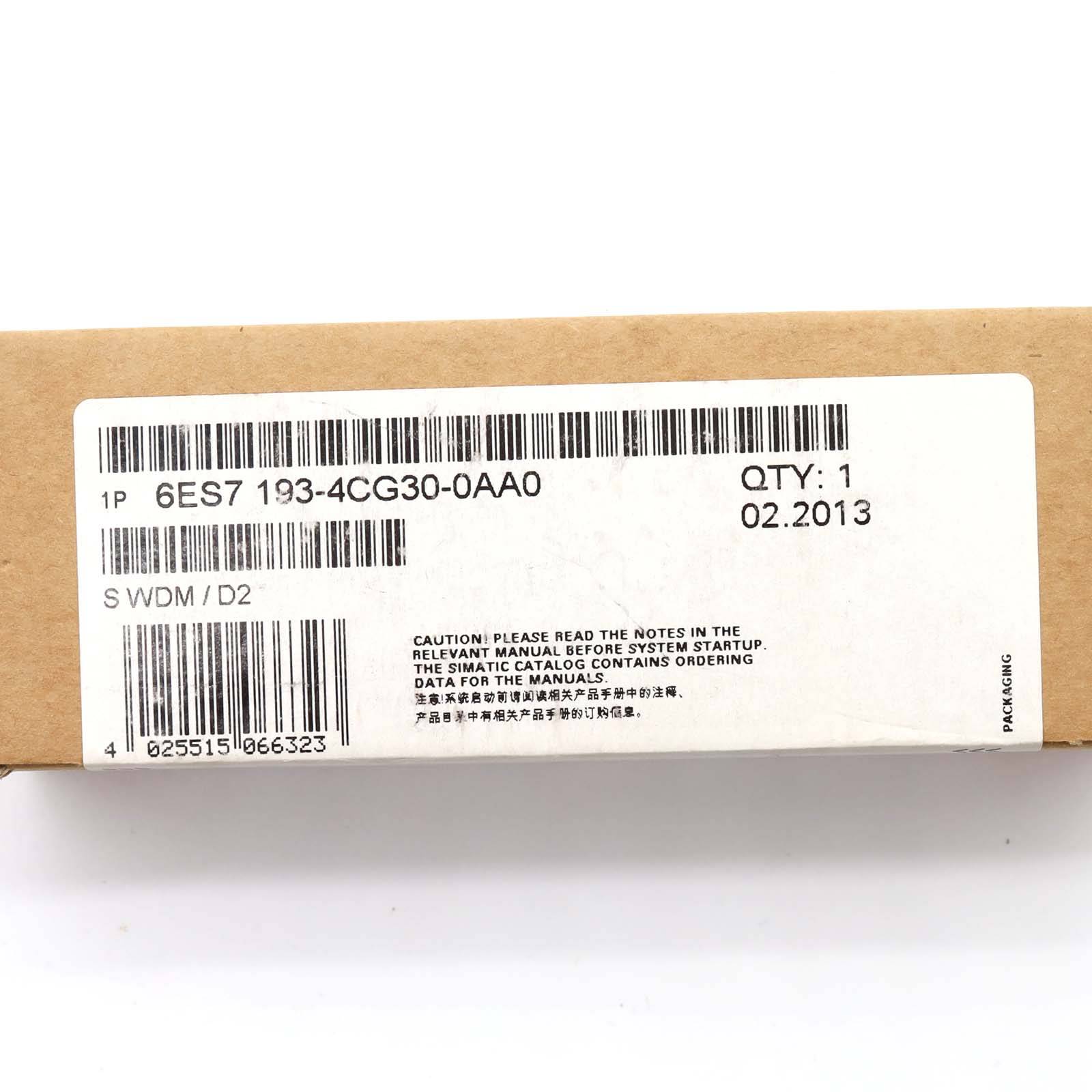 Simatic S7 ET200S 6ES7 193-4CG30-0AA0 SIE-1