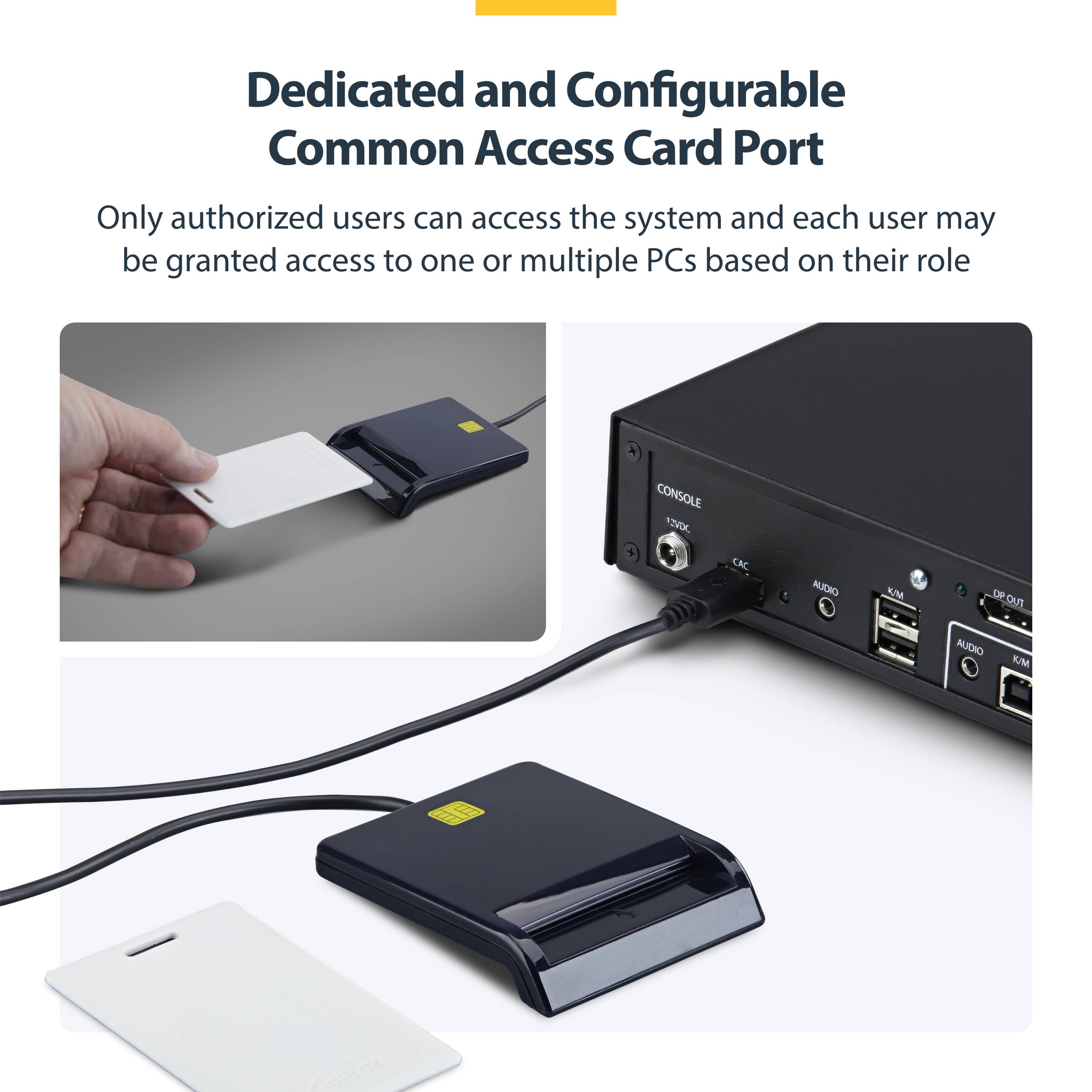 StarTech.com SECURE 2-PORT KVM SWITCH NIAP 4.0 CAC US BUILT-3