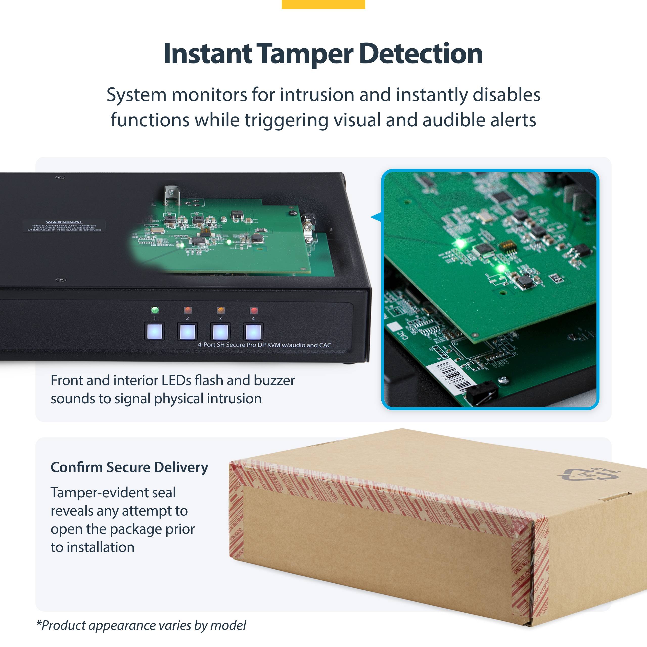 StarTech.com SECURE 2-PORT KVM SWITCH NIAP 4.0 CAC US BUILT-4