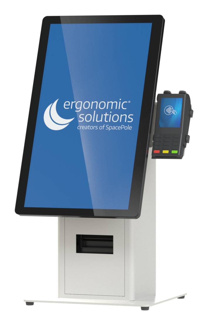 SpacePole Kiosk SPK401-02, Kiosk Set, Schwarz, Metall, 75 x 75 mm, 100 x 100 mm,-3