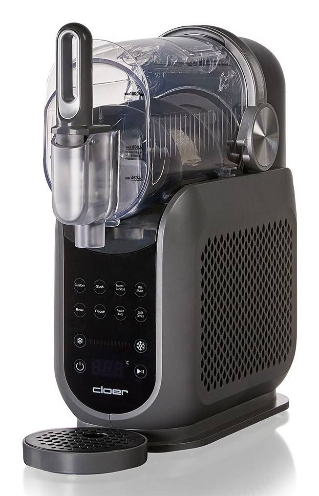 Cloer 9960, Gefrorene Getränkemaschine, Grau, Schwarz, Transparent, Kunststoff, 2,5 l, 200 W, 160 mm-0